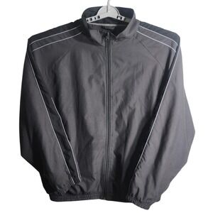 WEATHERPROOF Garment Company Black Polyester Full Zip Track Jacket‎ XL